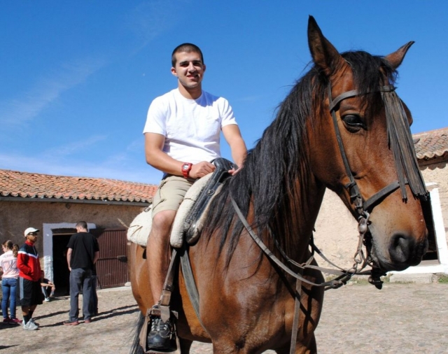 A lomos del animal